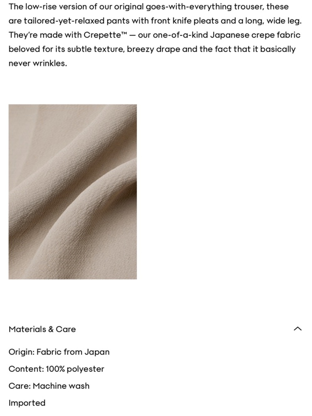 Aritzia low rise the effortless pant - Picture 11 of 11